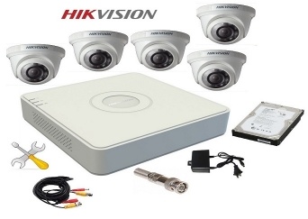Bộ 5 camera hikvision 2mp