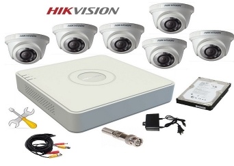 Bộ 6 camera hikvision 2MP