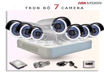 Bộ 7 camera Hikvision 2.0MP