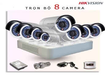 Bộ 8 camera Hikvision