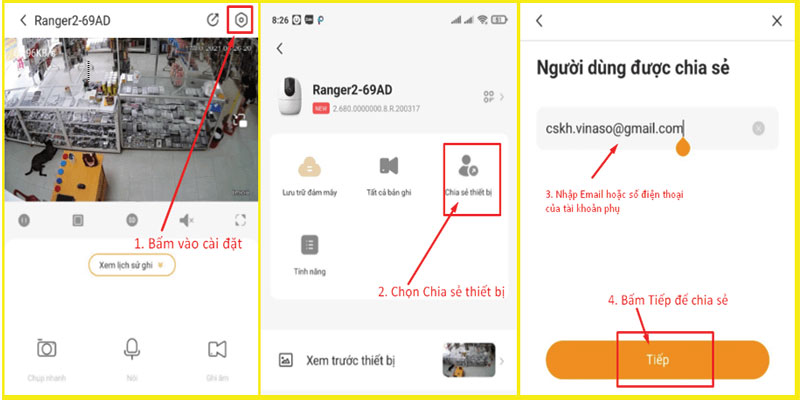 cách cài camera imou trên 2 điện thoại