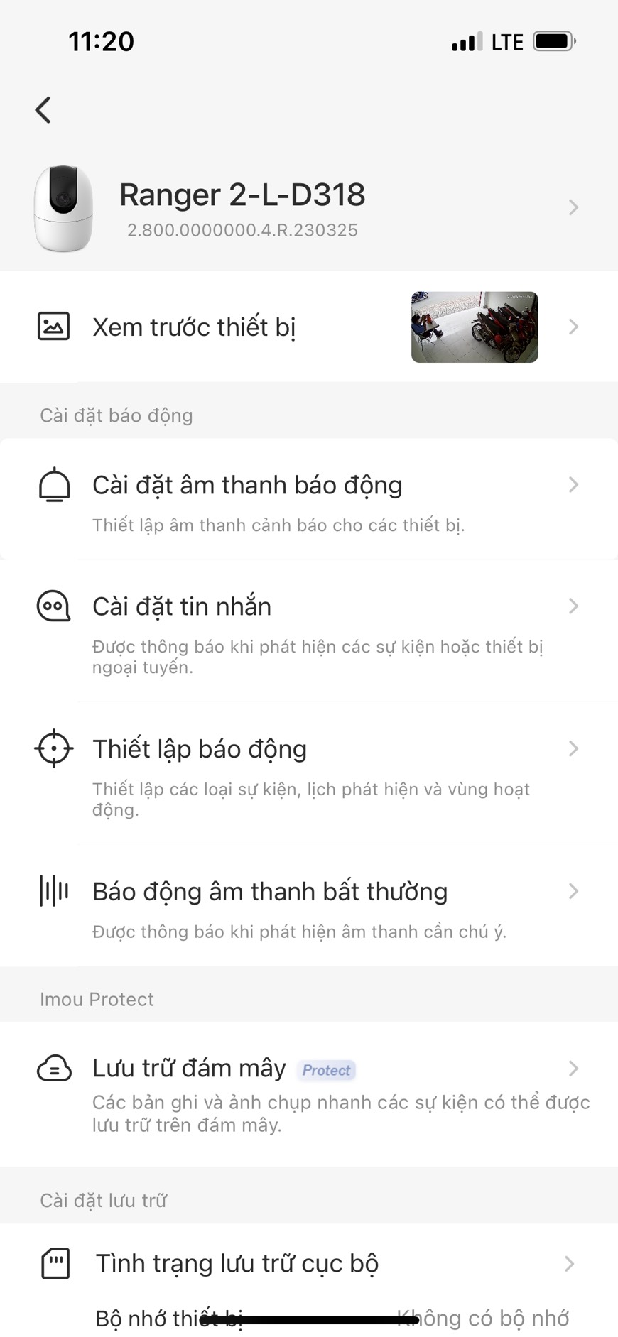 tài khoản camera imou chính