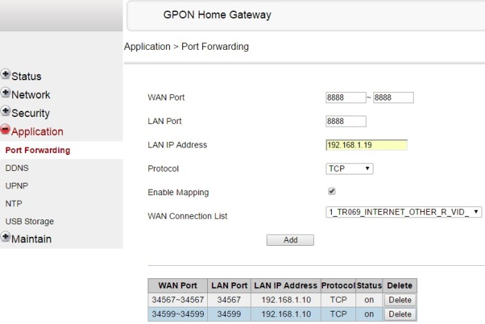 hướng dẫn mở port modem fpt gpon g-93rg1