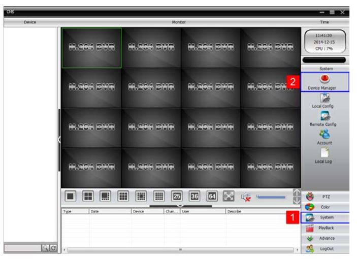 Cài đặt đầu ghi AHDM Vantech trên CMS