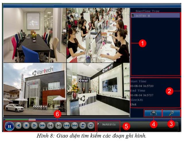 Cài đặt xem lại camera Vantech trên đầu ghi