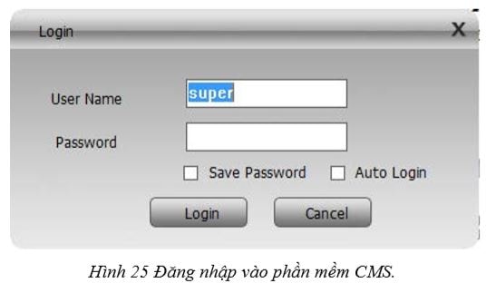 Cấu hình đầu ghi AHDM vantech bằng phần mềm CMS