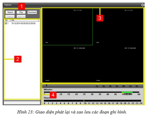 Xem lại đầu ghi AHD Vantech