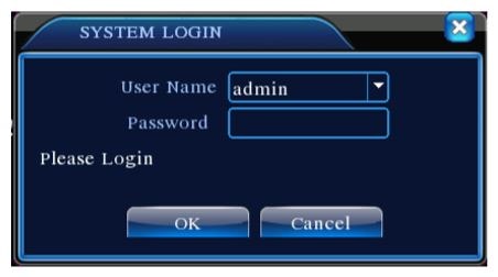 Đăng nhập vào đầu ghi hình Vantech