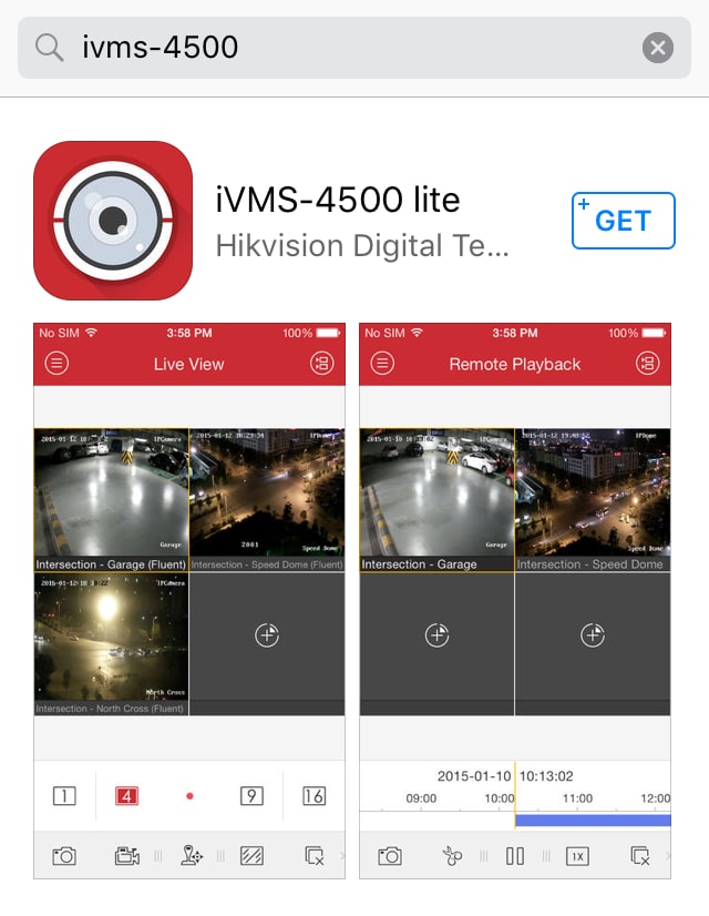 App xem camera cho điện thoại