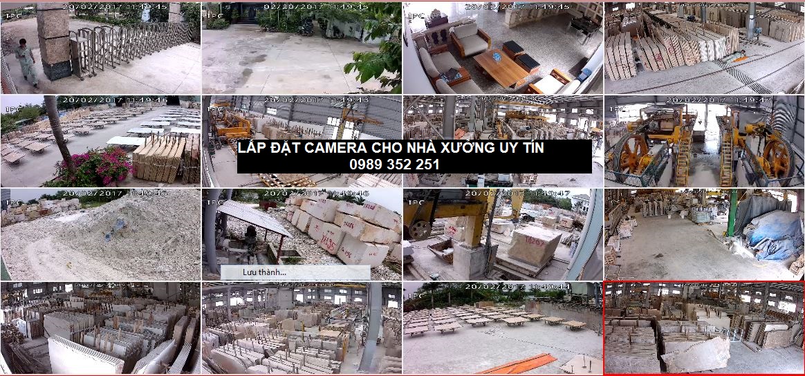 lắp đặt camera quan sát cho nhà xưởng