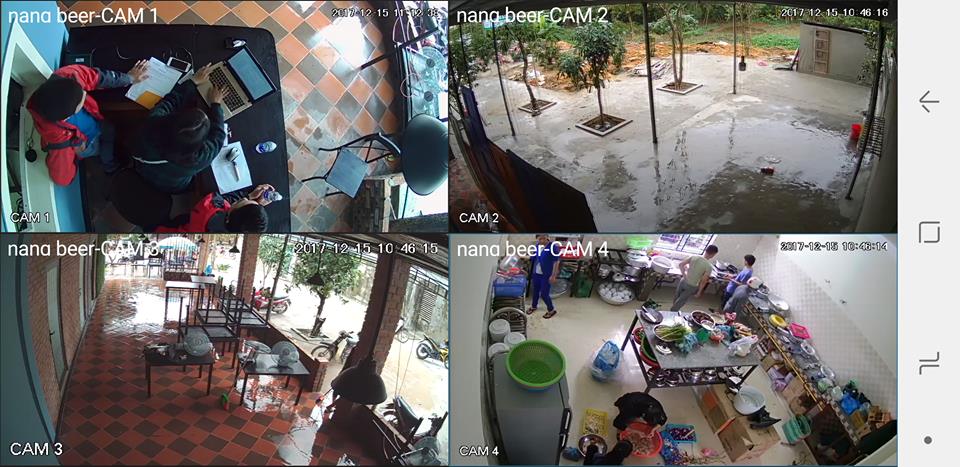 Lắp đặt camera cho nhà hàng quán nhậu tại huyện Bình Chánh