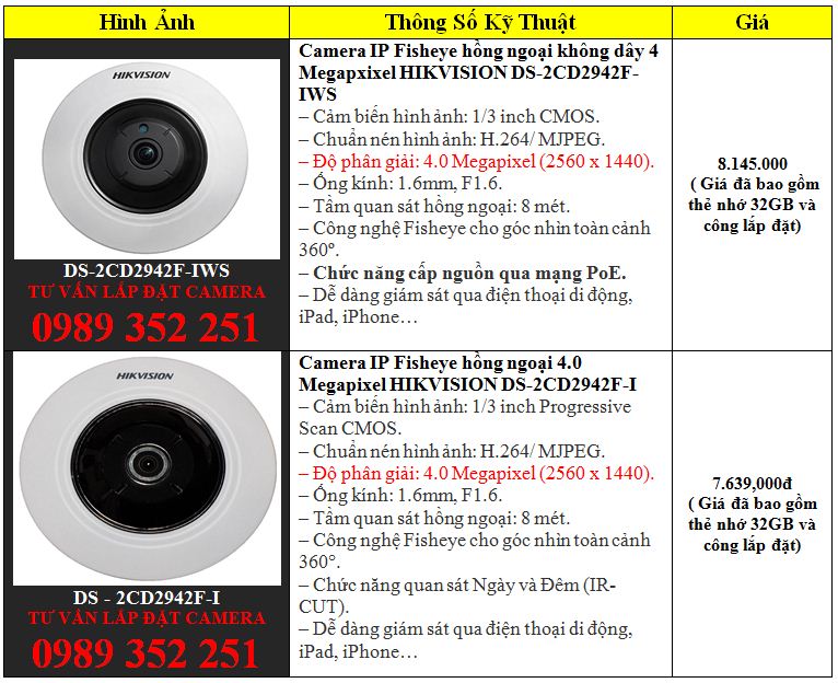 Giá lắp camera không dây 360 độ của hikvision