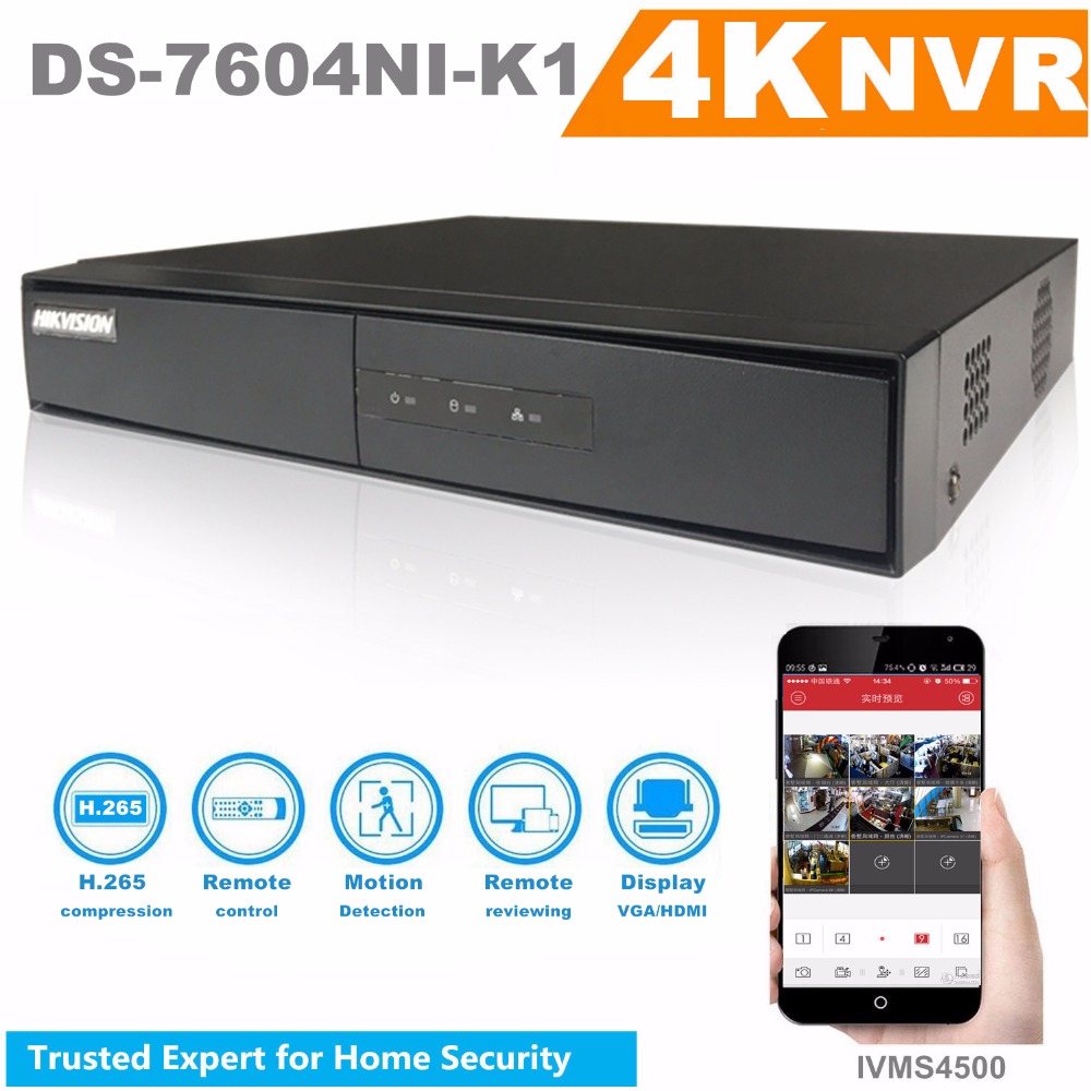 H-265-NVR-4CH-DS-7604NI-K1