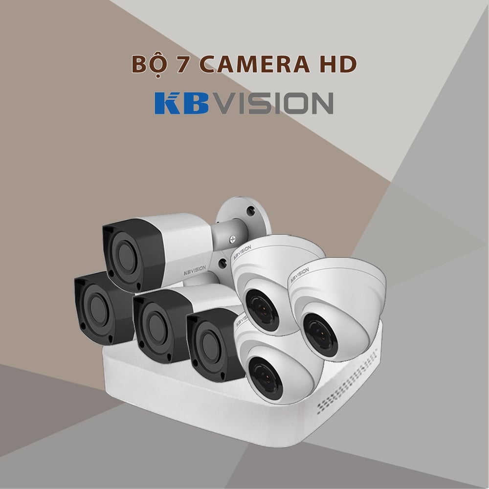 Bộ 7 camera Kbvision