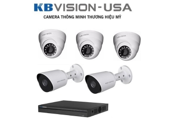 Trọn bộ 5 camera kbvision